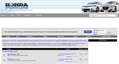 Desktop Screenshot of hondaforum.com