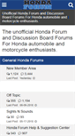 Mobile Screenshot of hondaforum.com